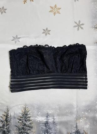 Кружевной черный бюстгальтер - бандо bras n things 🇦🇺