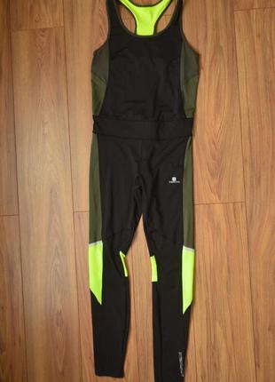 Женский комбинезон для фитнеса тренировок domyos