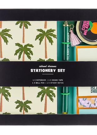 Набор канцтоваров: блокнот, ручка, стикеры