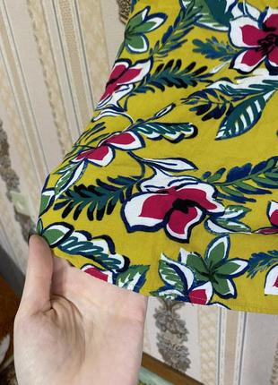 Легкая вискозная футболка, оливковое блуза футболка6 фото