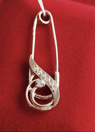 Позолочена шпилька 926 проби