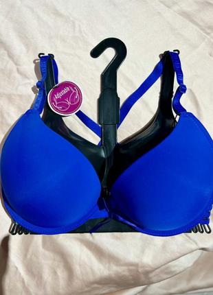 Гладкий бюстгальтер колір електрик 85с,95с.