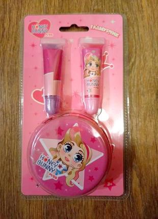Набор косметики для девочек блеск для губ сумочка косметичка 👄 👛