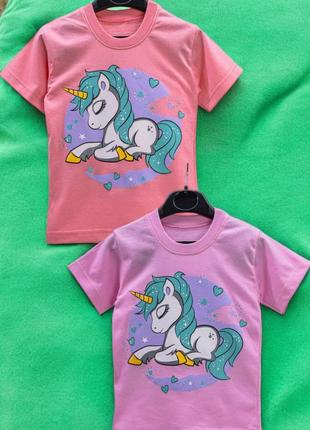 Новинка! дитяча футболка для дівчинки киця. тканина кулір. розміри 28-34.