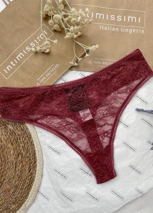 Кружевные трусики стринги hunkemoller