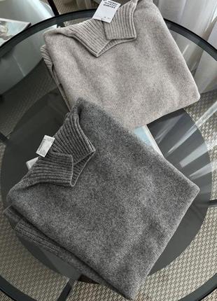 Новий подовжений сірий светр h&m 3
