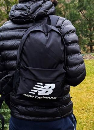 Рюкзак повсякденний міській чорний new balance