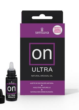 Збуджувальні краплі для клітора sensuva on arousal oil for her ultra