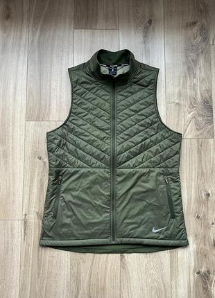 Теплый жилет для бега nike aero layer running vest