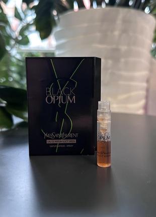 Оригинальный пробник парфюмированная вода yves saint laurent black opium illicit green