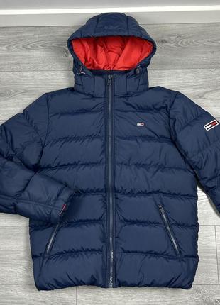 Чоловічий оригінальний пуховик Flaggenlogo tommy hilfiger  jeans