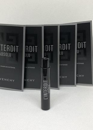 Оригінал пробник парфумована вода givenchy l'interdit absolu