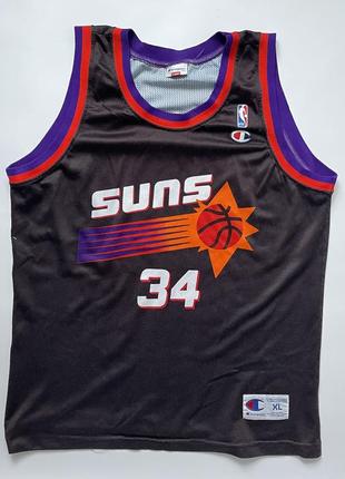 Баскетбольна майка suns jersey large 90s phoenix charles barkley #34