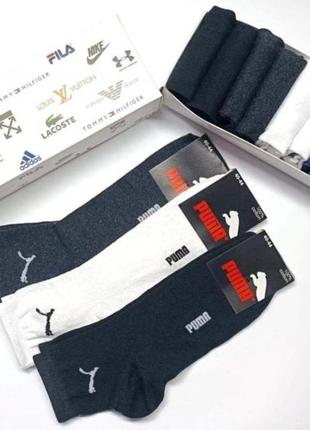 Носки, носки мужские puma -набор 12 пар в коробке2 фото