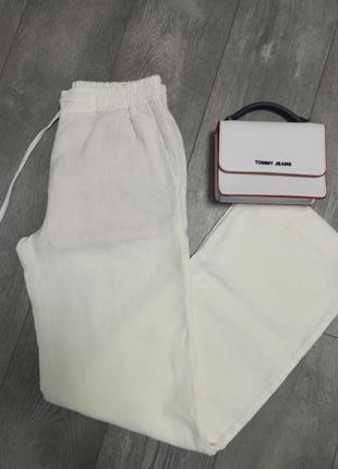 Льняные женские брюки massimo dutti