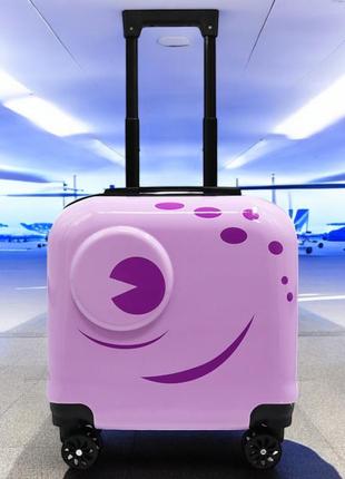 Детский чемодан h&amp;h jolly octogenarian abs-пластик на 4 колесиках 35 литров с кодовым замком