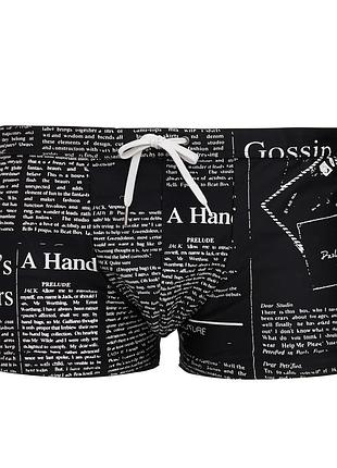 John galliano gazette плавки мужские черные xl