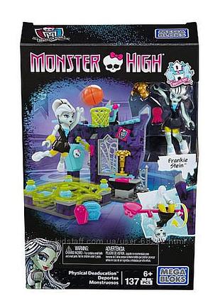 Mega bloks monster high physical deaducation frankie stein. спортивний зал френкі. монстер хай