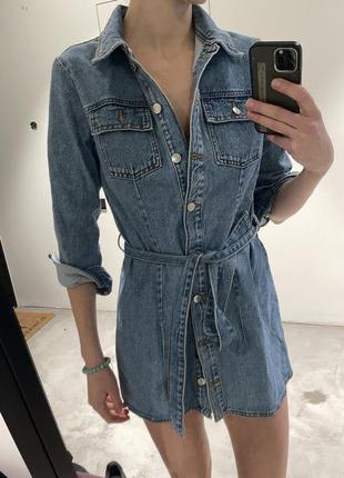 Джинсова сукня zara