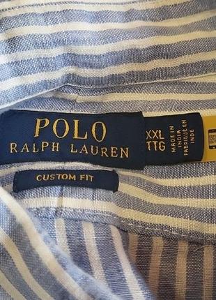 Льянная рубашка polo ralph lauren