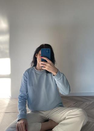 Світшот блакитний батнік