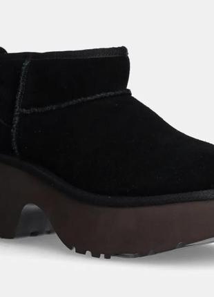 Замшевые ботинки ugg classic ultra mini new heights