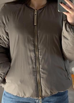 Massimo dutti двусторонняя демисезонная курточка, пух