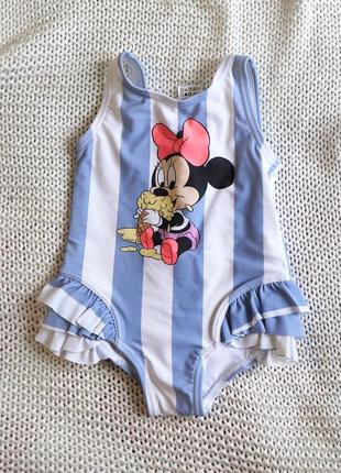 Новий дитячий купальник minnie mouse, на 6-9 місяців