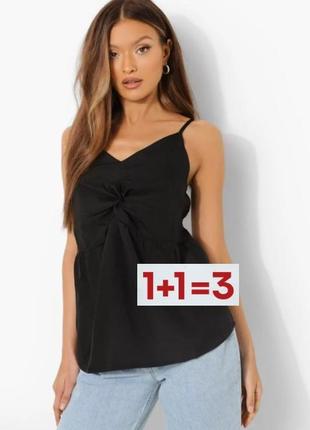 1+1=3 🎁 красивая майка блуза на бретелях от boohoo