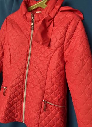 Детская стеганая куртка для девочки catherine collection 134