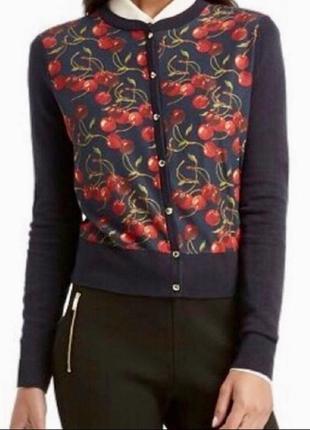Кардиган ted baker london.оригинал/кофта ted baker на пуговицах/кардиган с принтом вишен