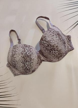 36dd/80e новий гладкий бюстгальтер в анімалістичний принт primark