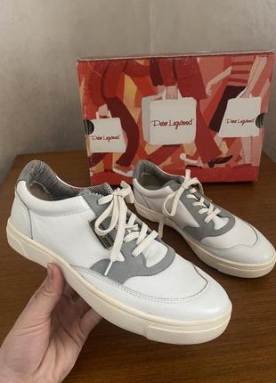 Новые кожаные кеды итальялия 36 р, 22,5см