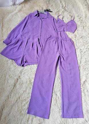 Брючный костюм четвирка