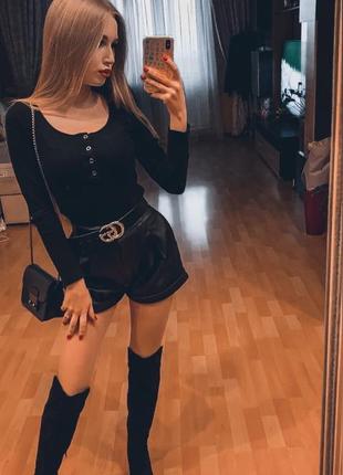 Шорты lior кожаные