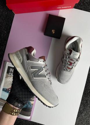 👟 кросівки      product eng 1031129 New Balance grey pack   / наложка bs👟