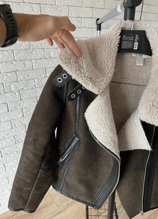 H&m дубленка косуха2 фото
