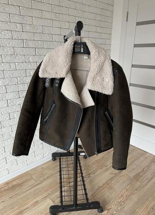 H&m дубленка косуха