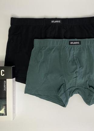 Мужские трусы боксеры atlantic в наборах. оригинал!