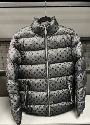 Louis vuitton куртка пуховик черная