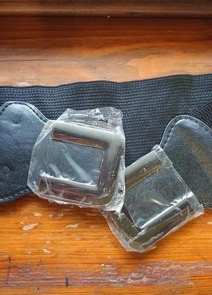 Пояс резинка ремень черный