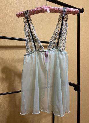 Пеньюар сетка с открытой спинкой