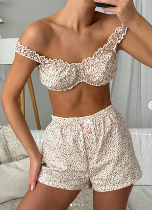 Лимитированный комплект шорты с топом cutiee home