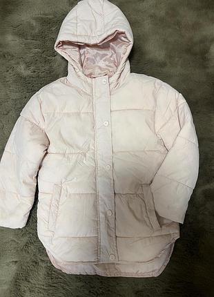 Куртка на дівчинку персиковий колір