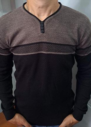 Свитер мужской полубатан тонкий