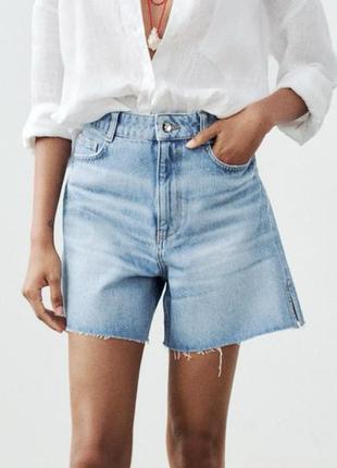 Джинсовые шорты zara