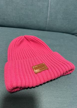Шапка розовая в рубчик odyssey акция разграждений 1+1=3