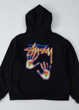 Худи stussy heat logo стуси стусі толстовка