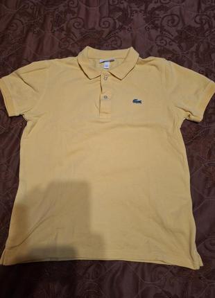 Футболка поло lacoste f8330, размер s, состояние новой