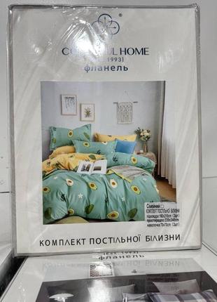 Постельное белье фланель, семья2 фото